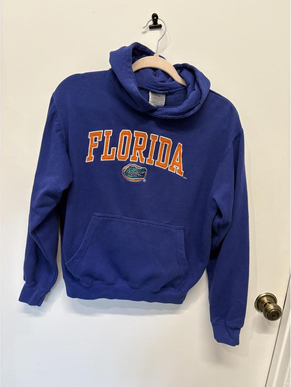 Florida Gators Blue Pullover Hoodie Youth L 14/16